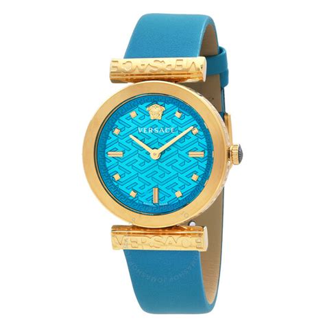 regali versace|Versace Regalia Quartz Turquoise Dial Ladies Watch .